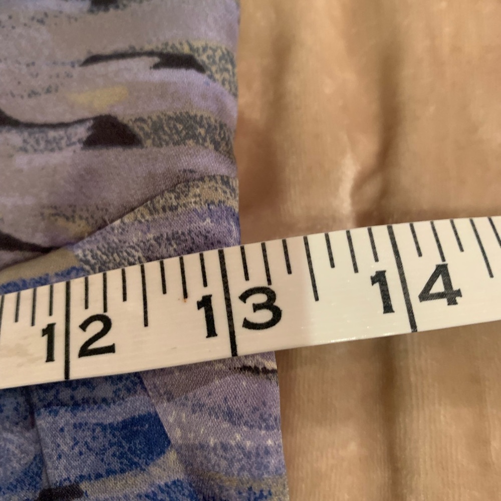 BCBGeneration Strapless Blue and Gray Patterned C… - image 12